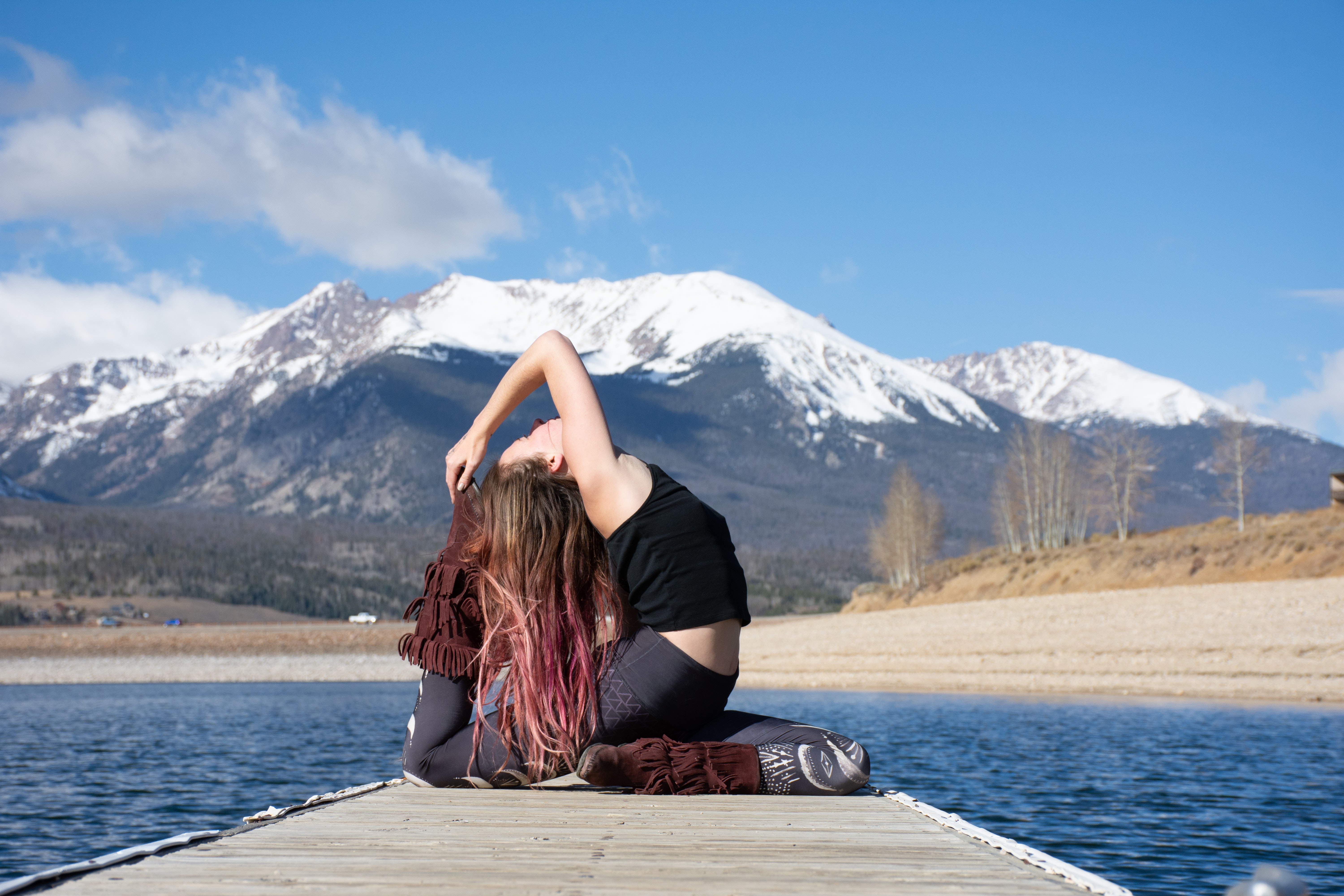 Woman meditating